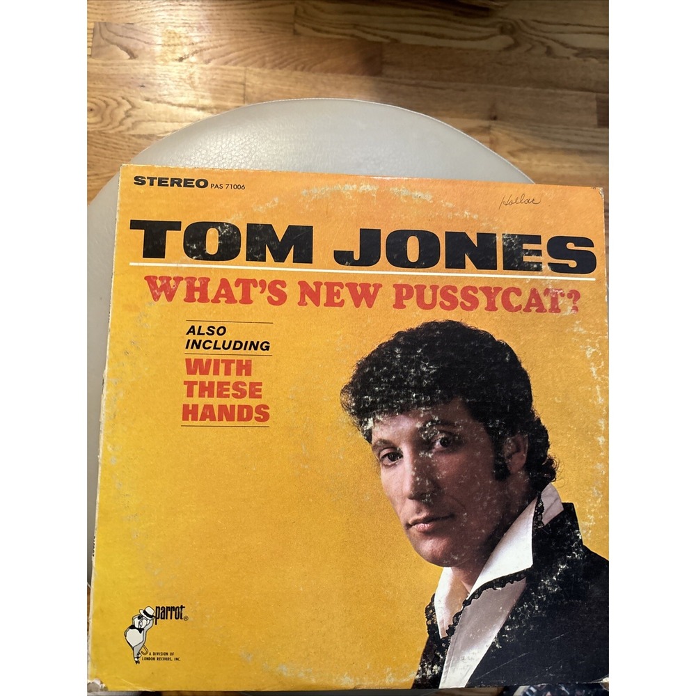 Parrot Tom Jones What's New Pussycat? Vinyl LP PAS 71006 Stereo Good 1965 Pop